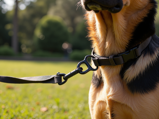 Adjustable pet collars with soft padding and secure buckle systems, showing different sizes and colors